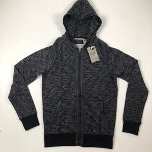 Rouge State NWT vegan  Leather Lined Hoodie Small